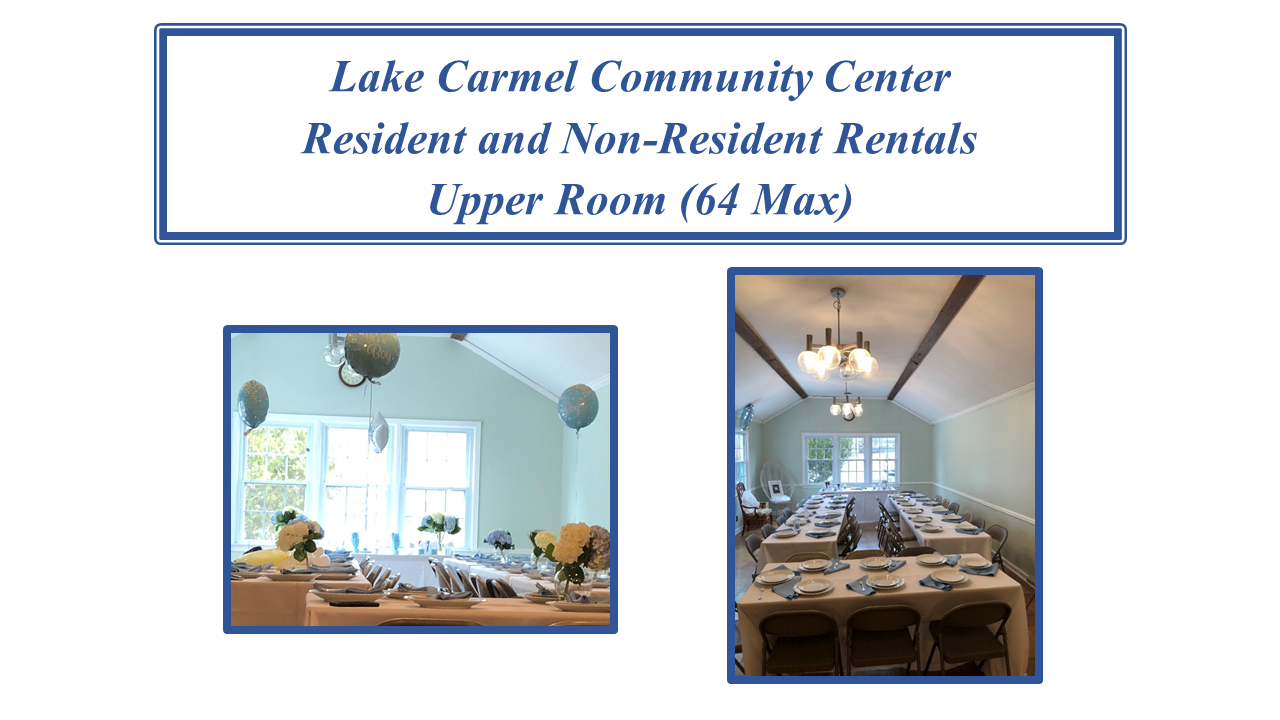 Community Center Rental